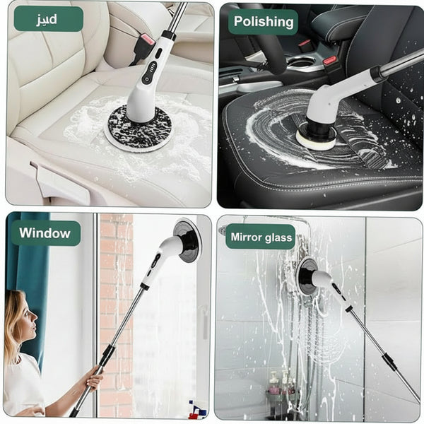 7-in-1 Electric Spin Cleaning Brush | Deep Clean Without Scrubbing